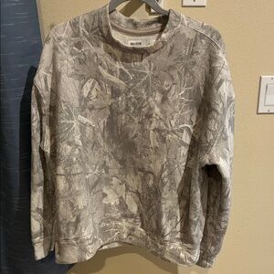 Hollister Men's Camouflage Crewneck Sweater